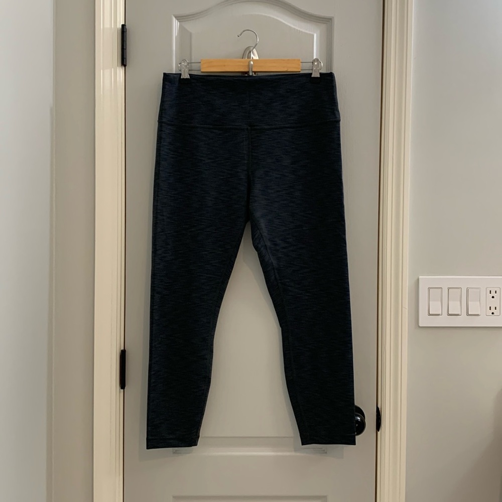 Lululemon Wunder Train High-Rise Tight 25” Size 14 Heathered Graphite Like New